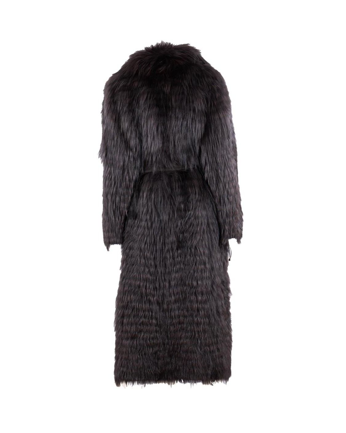 shop SIMONETTA RAVIZZA  Cappotto: Simonetta Ravizza cappotto modello vestaglia con rever classico realizzato in xiangao. 
Chiusura con cintura in tinta. 
Reversibile.
Vestibilità over.
Interno in lana.
Composizione: 100% vera pelliccia (Volpe).
Made in Italy.. MILA-220 number 5053264